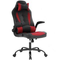 Black&Red Ergonomic Gaming Chair w/LumbarSupport