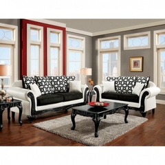Dolphy Traditional Sofa&Love in Black & White