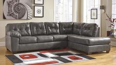 Ashley Furniture - Alliston Gray Durablend Sectional