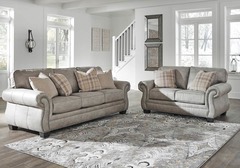 Ashley Furniture - Olsberg Steel Sofa and Loveseat