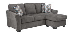 Ashley Furniture - Brise Slate Movable Chaise Sofa