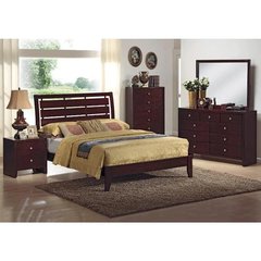 Evan Queen Bed,Dresser,Mirror,Nightstand&Chest