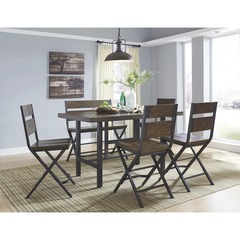 Ashley Furniture - Kavara Counter Height w/4 Chairs & Bench