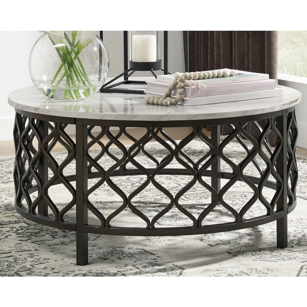 Ashley Furniture - Trinson Coffee &amp; End Tables Set - My Family Home