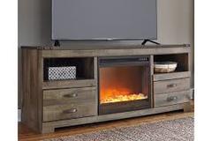Ashley Furniture - Trinell 63" TV Stand w/Fireplace