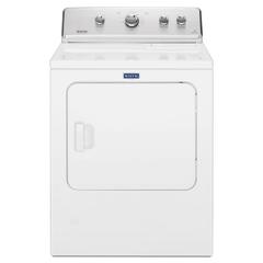 Maytag - 7cf White Elec Dryer-15Cycles,4Temp,Wrinkle Contro