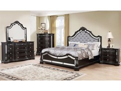 Crown Mark - Bankston Queen Bed, D/m, Night Stand, & Chest