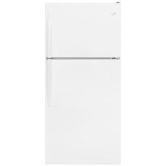 18.2 cu ft Top-Freezer Frig w/Glass Shelves-White