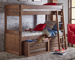 Simply Bunk Bed! - Twin/Twin Tall Bunkbed w/Crates