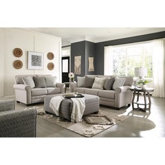 Lewiston Cement/Charcoal Sofa & Loveseat Set