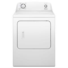 Amana - 6.5cf White Elec Dryer-11Cycles,3Temp,Wrinkle Prev