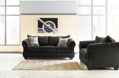 Ashley Furniture - Darcy Black Sofa & Loveseat
